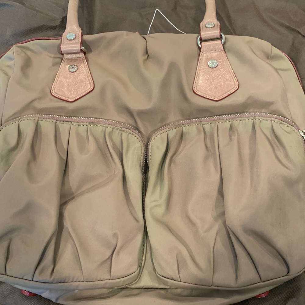 COPY - MZ Wallace Baby Jane Handbag in Flax Bedford